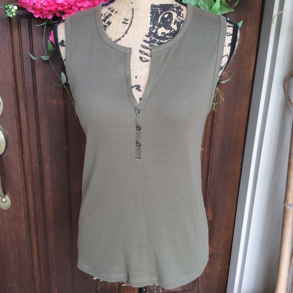 Lauren Ralph Lauren Tops - Army green Lauren tank top size medium